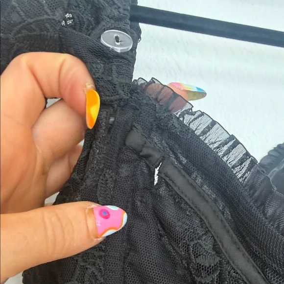 For Love And Lemons Black Lace Mini Dress - Picture 9 of 10